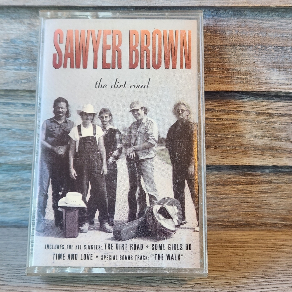 🔥 Sawyer Brown 'The Dirt Road' Cassette Tape Country Music